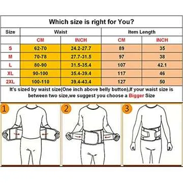 VENUZOR Waist Trainer Belt for Women - Waist Cincher Trimmer - Slimming Body Shaper Belt - Sport Gir...