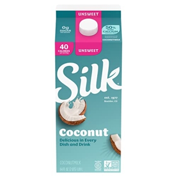 Silk Unsweet Coconutmilk - Plant-Based, Creamy and Delicious