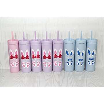 Personalized Easter Bunny Tumbler for Kids - Fun Gift