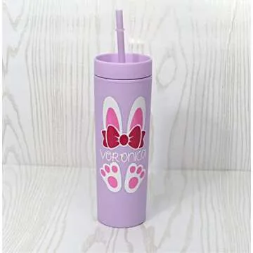 Personalized Easter Bunny Tumbler for Kids - Fun Gift