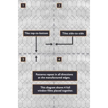 Artscape Old English Window Privacy Film | Elegant & Easy to Apply