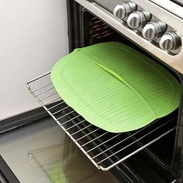 Stylish Silicone Banana Leaf Lid for Food Storage