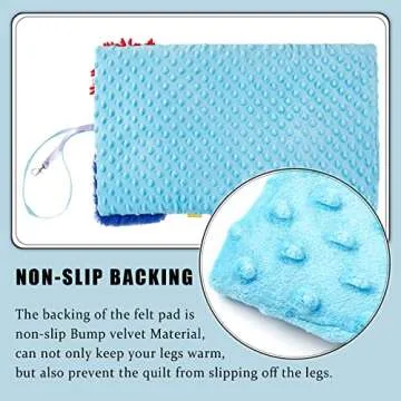 Fidget Blanket for Elderly Dementia Alzheimer Anxiety Relief