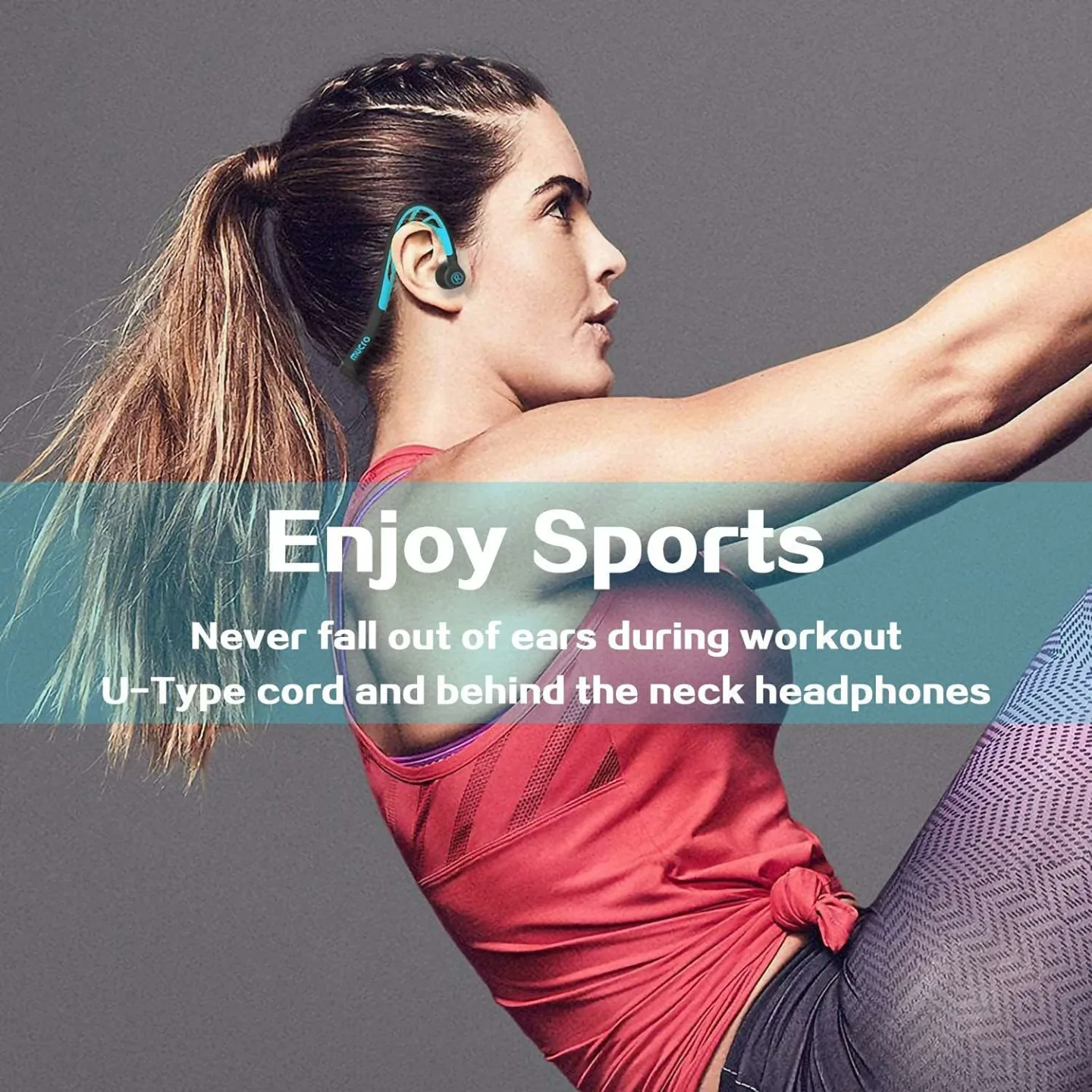 Mucro Sports Over Ear Headphones for Active Lifestyles