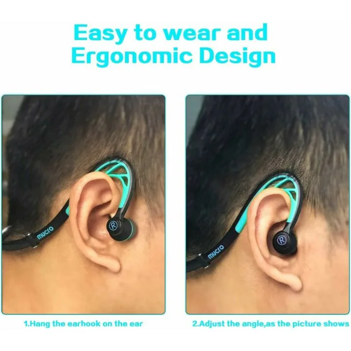 Mucro Sports Over Ear Headphones for Active Lifestyles
