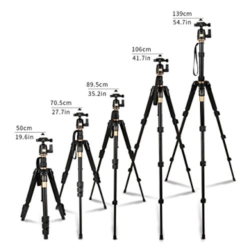 AFAITH Compact Travel Tripod for DSLR Cameras