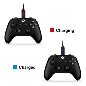 Oussirro Rechargeable Battery Pack for Xbox One Controller, 2pcs 1200mAh Ni-MH Batteries with Charger Cable & Cover for Xbox One X/Xbox One S/Xbox One Eliet Wireless Controller