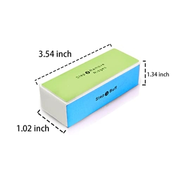 4 Way Shiny Block Nail Buffer for Salon Quality Nails