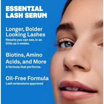 Babe Lash AM/PM Kit - 2mL Essential Serum & 3mL Enhancing Conditioner, Lash Enhancing Serum for Natural Lashes and Extensions, Value Gift Set