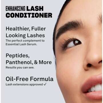 Babe Lash AM/PM Kit - 2mL Essential Serum & 3mL Enhancing Conditioner, Lash Enhancing Serum for Natural Lashes and Extensions, Value Gift Set