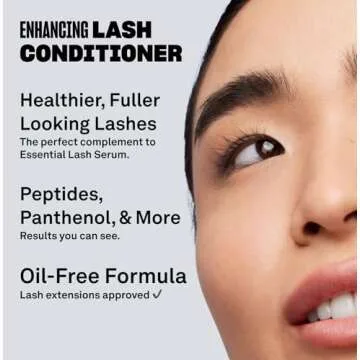 Babe Lash AM/PM Kit - 2mL Essential Serum & 3mL Enhancing Conditioner, Lash Enhancing Serum for Natural Lashes and Extensions, Value Gift Set