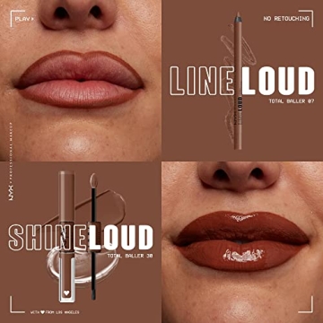 NYX Line Loud Lip Liner - Longwear, Pigmented Lip Pencil with Jojoba Oil