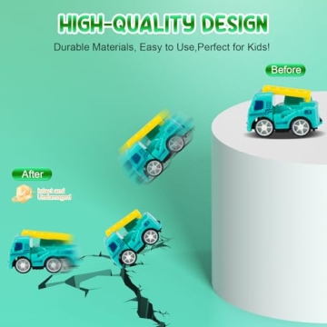 HUGERSTONE 2024 Kids Advent Calendar with Pull Back Cars