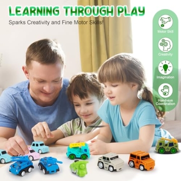 HUGERSTONE 2024 Kids Advent Calendar with Pull Back Cars