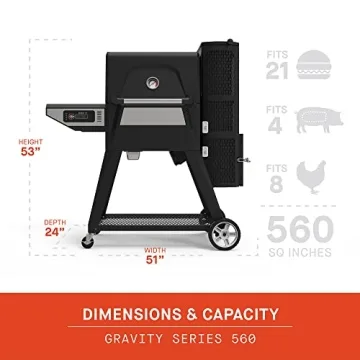 Masterbuilt Gravity Series 560 Smart Charcoal Grill and Smoker