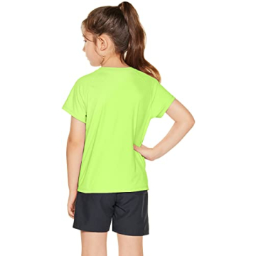 TSLA Kids UPF 50+ Short Sleeve Swim Shirt for Summer Fun