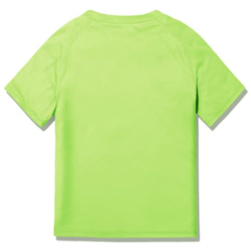 TSLA Kids UPF 50+ Short Sleeve Swim Shirt for Summer Fun