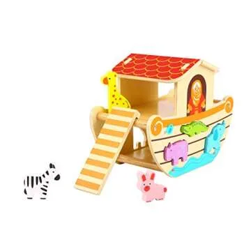 Woody Treasures Noah's Ark Toy for Children - Educational Fun