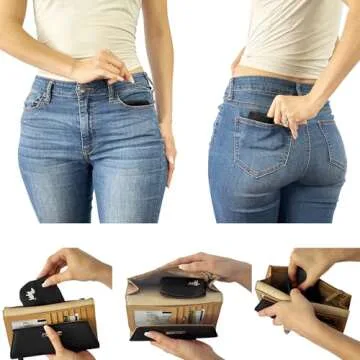 Swaggly Pocket Sized Dog Treat Pouch - Treat Pouches for Pet Training - Extra Small Dog Treat Pouch with Magnetic Closure - Dog Walking Treat Bag For Dog Training - Black with Gray Interior