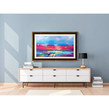 Deco TV Frames for Samsung - Antique Gold & Black Design