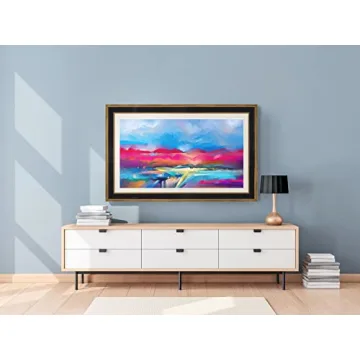 Deco TV Frames for Samsung - Antique Gold & Black Design