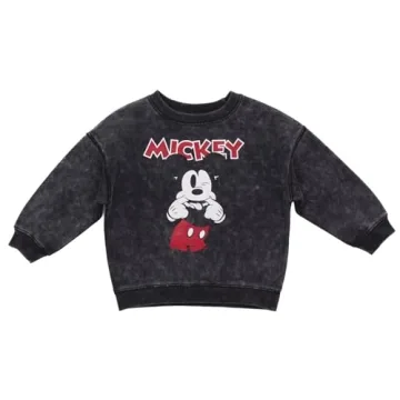 Cozy Disney Mickey Mouse Little Girls Sweatshirt