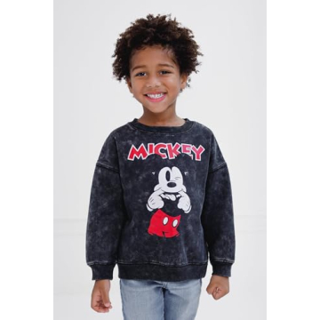 Cozy Disney Mickey Mouse Little Girls Sweatshirt