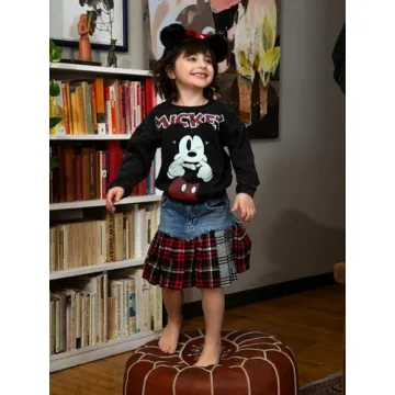 Cozy Disney Mickey Mouse Little Girls Sweatshirt