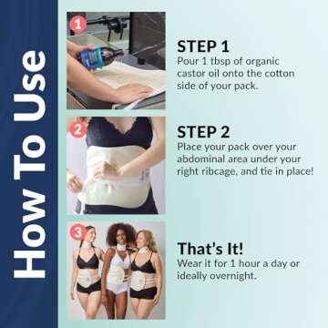 Queen of the Thrones Castor Oil Pack Bundle for Wellness