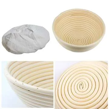 WERTIOO Banneton Bread Proofing Basket Set for Sourdough