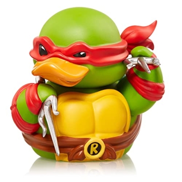 TUBBZ First Edition Raphael Collectible Vinyl Rubber Duck Figure - Official TMNT Merchandise - Fun f...