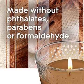 Glade Cashmere Woods Scented Candle Jar, 3.4 Oz - Aroma Bliss