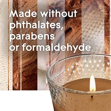 Glade Cashmere Woods Scented Candle Jar, 3.4 Oz - Aroma Bliss