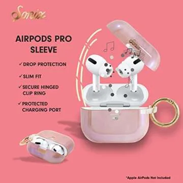 Sonix Cases for AirPods Pro (1st Gen) - Hard Cover, Protective Case for Apple AirPods Pro Gen 1 | Mother of Pearl