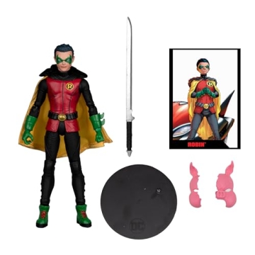 McFarlane DC Page Punchers Damian Wayne Figure and Comic