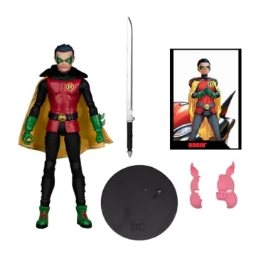 McFarlane DC Page Punchers Damian Wayne Figure and Comic