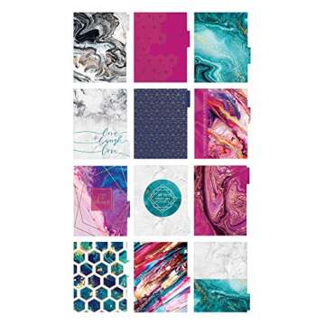 Paper House Productions 12 Month Undated 9.5" Planner with Month and Event Flag Stickers - Follow Yo...