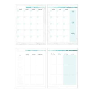 Stylish 12 Month Undated Planner for All Ages