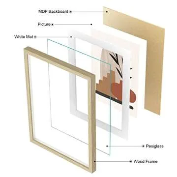 ArtbyHannah Boho Gallery Wall Frame Set - 6-Pack