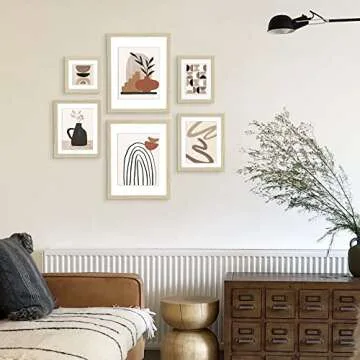 ArtbyHannah Boho Gallery Wall Frame Set - 6-Pack