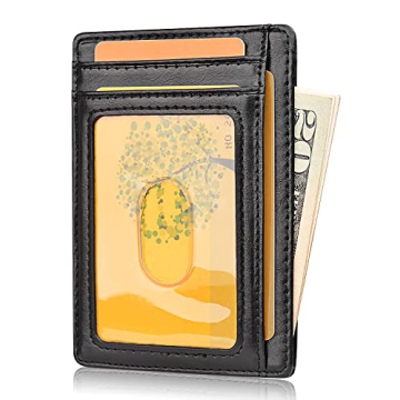 Buffway Slim RFID Blocking Wallet - Alaska Black