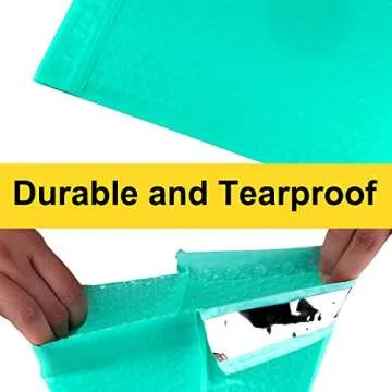 #2 8.5 x 11 inch Padded Envelopes Cushioned Poly Teal Bubble Mailer Self Seal Teal Shipping Envelopes Pack of 20