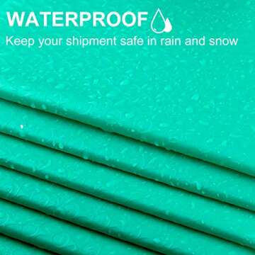 #2 8.5 x 11 inch Padded Envelopes Cushioned Poly Teal Bubble Mailer Self Seal Teal Shipping Envelopes Pack of 20