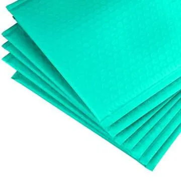 #2 8.5 x 11 inch Padded Envelopes Cushioned Poly Teal Bubble Mailer Self Seal Teal Shipping Envelopes Pack of 20