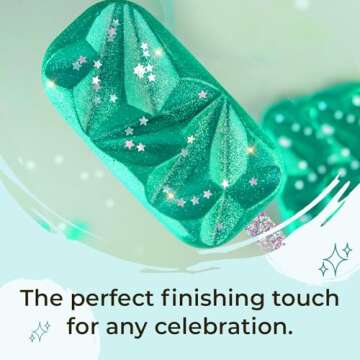 Bulk (20g) Luster Dust Edible Cake Decorations, Teal Edible Dust for Cake Edible Luster Dust for Cupcake Decorations, Cake Drip, Teal Edible Paint for Cakes, Edible Shimmer Dust for Drinks