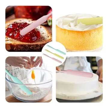 LVYKING Silicone Jar Spatula Set - Versatile Kitchen Tool