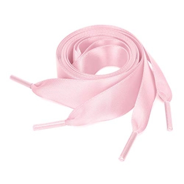uxcell Satin Flat Ribbon Shoelaces - Colorful & Versatile for All Shoes