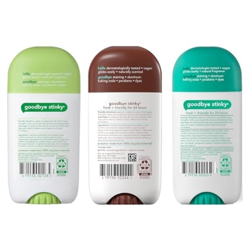 Hello Deodorant Variety Pack - Fresh and Natural Protection