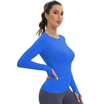 MathCat Seamless Yoga Shirt for Women - Breathable Comfort