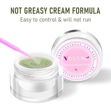 VEYES INC Professional Eyelash Removal Cream 5ml Low Irritation